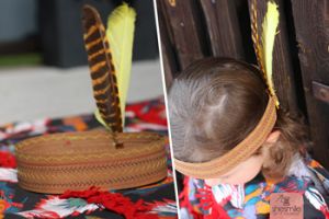 Indianer-Kopfschmuck (Kostenlose Nähanleitung von Ministöffchen)