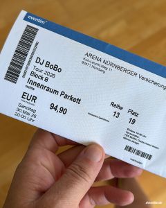 DJ Bobo live bei der Great Adventure Arenatour in Nürnberg
