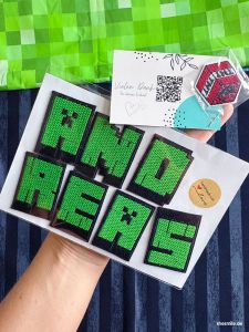 Eine Minecraft Schultüte für das Patenkind nähen (mit Videoanleitung)