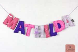 Namenskette Letterello für Mathilda