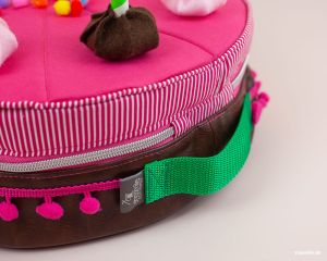 TortenTraum - Eine Torte als Tasche für meine Lieblingsstreusel nähen