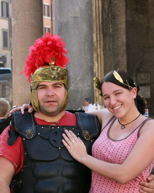 Römer am Kolosseum (Rom)
