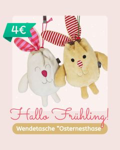 Schnittmuster des Monats - Kuscheltier-Wendetasche "Osternesthase"