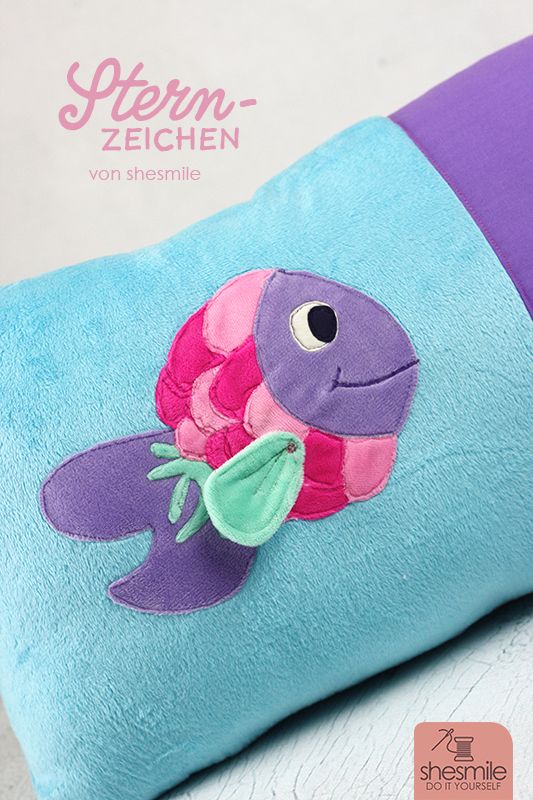 Ein Sternzeichen-Fische-Namens-Geburtstags-Kuschelkissen für meine Tochter