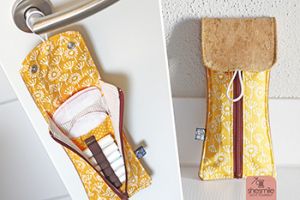 Täschchen für Slipeinlagen und Tampons "Rosi" (Nähanleitung & Schnittmuster)