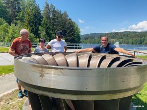 Stausee Lipno (Staumauer mit Kraftwerk)
