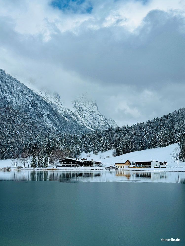 Lautersee - Winterwanderung ab Mittenwald über Lainbachwasserfall