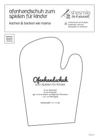 Perfekt für die Kinderküche oder beim Helfen in der Küche "wie Mama" ...