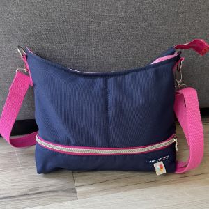 Handtasche ZipKram genäht von Melanie van Bevern, Schnittmuster und Nähanleitung von shesmile DIY