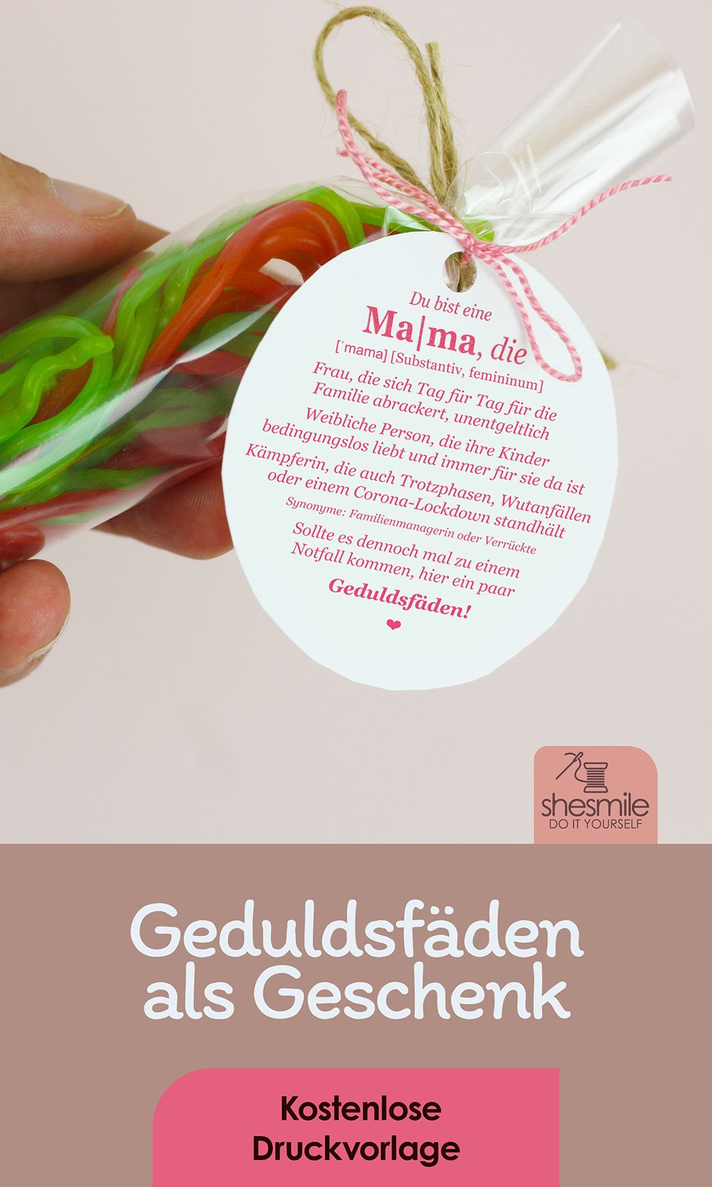 Geduldsfäden für den Notfall (Corona-Version für Mamas)