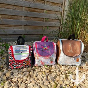 Tasche "KlappAuf" (Nähanleitung und Schnittmuster in 3 Größen)