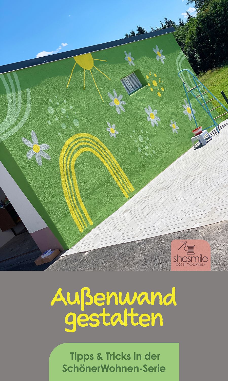 Außenwand im Garten gestalten (Teil 3 der SchönerWohnen-Serie)