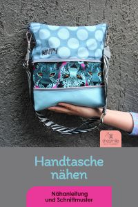 Handtasche ZipKram - Nähanleitung und Schnittmuster von shesmile