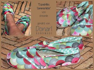 Espadrilles "Sommerliebe" (Kostenlose Nähanleitung mit Schnittmuster)