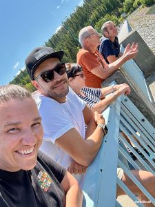 Stausee Lipno (Staumauer mit Kraftwerk)