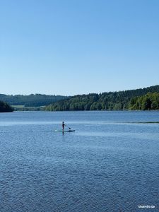 Standup Paddle am Lipno Stausee