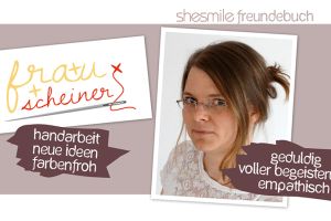 Freundebuch-Eintrag: Anita Scheiner von frau scheiner