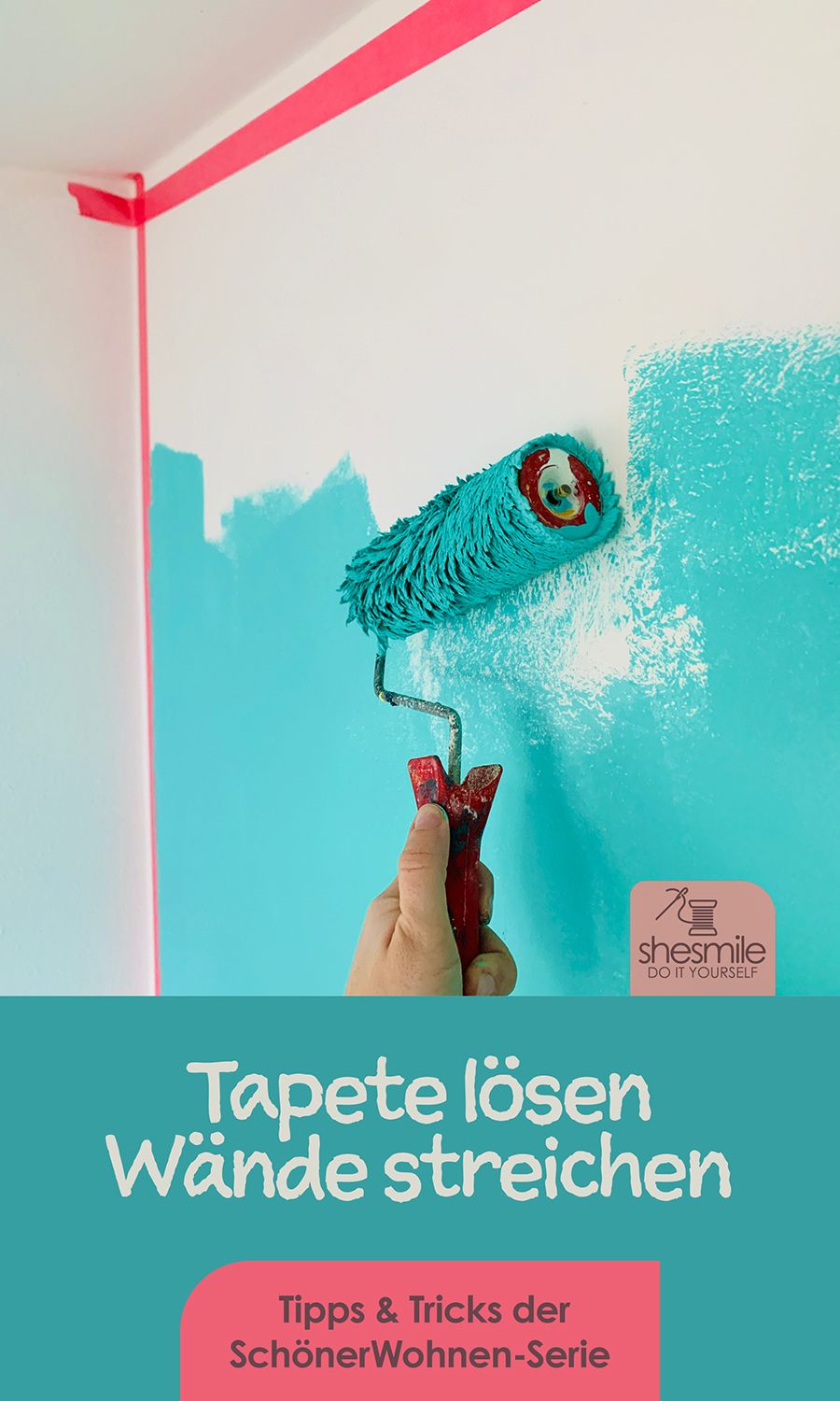 Tapeten lösen & Wände streichen (Teil 1 der SchönerWohnen-Serie)