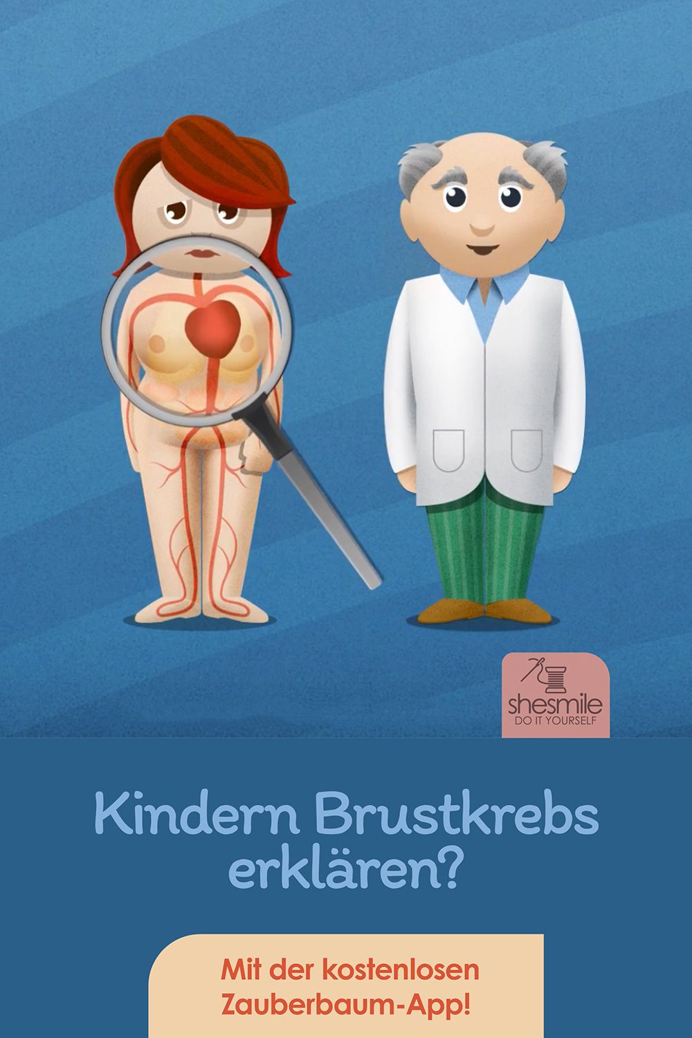 Kindern Brustkrebs erklären? Mit der Zauberbaum-App!