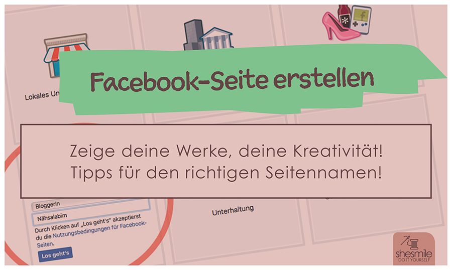 Facebook-Seite erstellen: Zeige deine Kreativität!