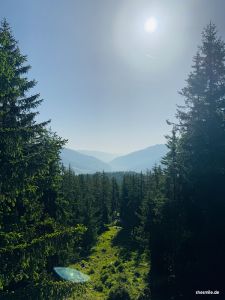 Aussicht von der Gerlos Alpenstraße