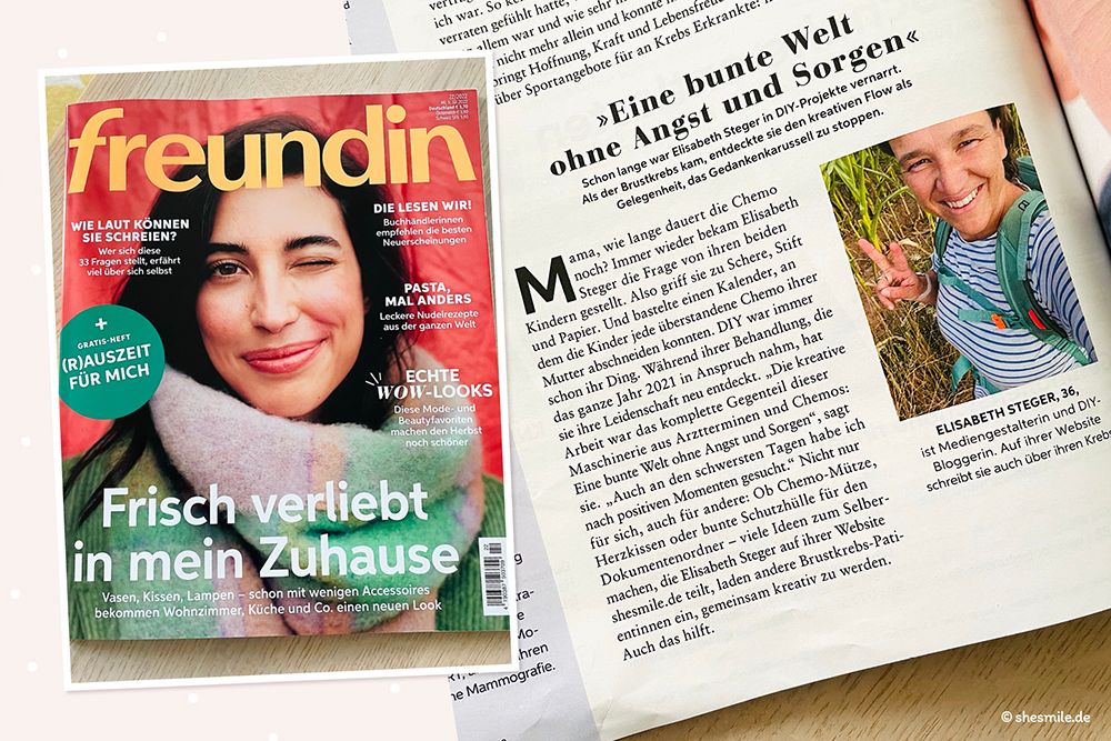 Eine bunte Welt ohne Angst und Sorgen (Interview für die freundin, Ausgabe 22/2022)