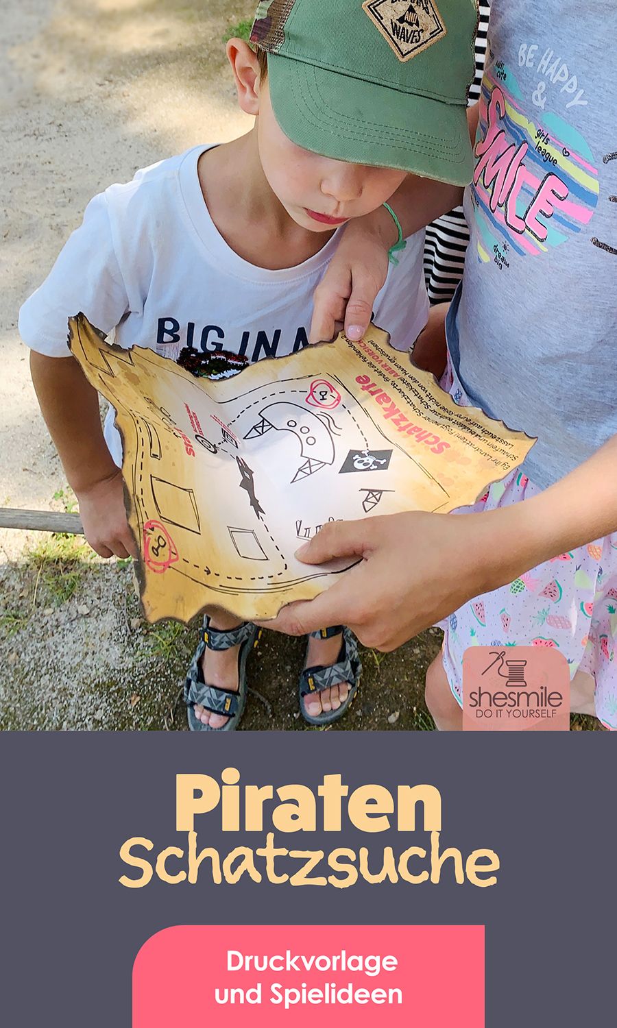 Eine Piratenparty mit Schatzsuche zum 5. Geburtstag