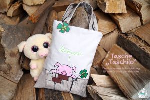 Stofftasche Taschilo, eine kostenlose Nähanleitung von shesmile DIY.