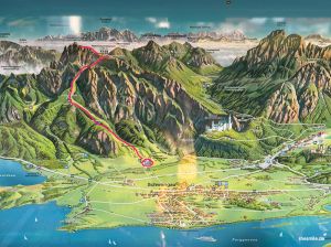 Unsere Wanderroute