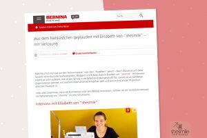Aus dem Nähkästchen geplaudert - Mein Interview im Bernina Blog!