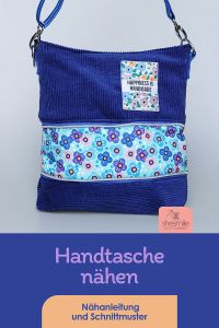 Handtasche ZipKram - Nähanleitung und Schnittmuster von shesmile