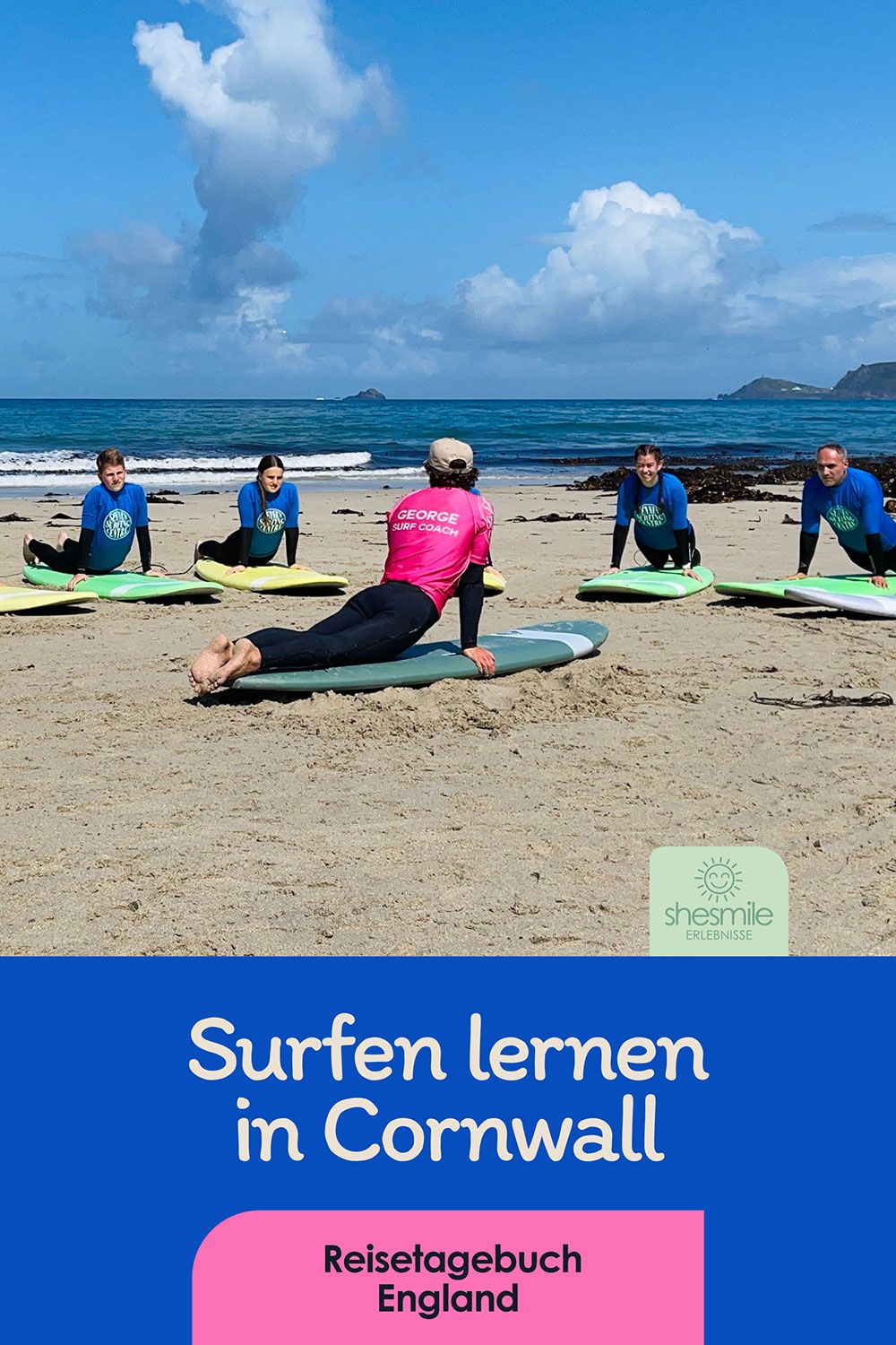 Sennen Cove & Gwynver Strand - Surfen lernen in Cornwall