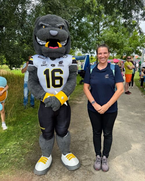Mad Max, das Maskottchen der Amberg Mad Bulldogs (Kinderfest Amberg)