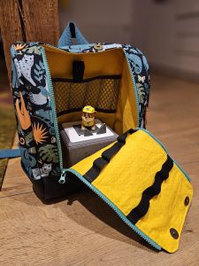 Rucksack KlapPack genäht von Monika @bunter_fadensalat - Schnittmuster und Nähanleitung von shesmile DIY.