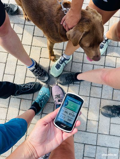 NOCH-Experiment: Nicht enttäuscht sein, wenn ein Traum zerplatzt > Alternativen finden: Die Halbmarathon Distanz sind wir vor einem Jahr jetzt einfach gewandert. 8 Stunden, von Kropfersricht nach Hartmannshof. Es war ein wunderschöner Tag.