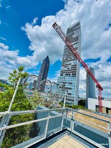 Aussichtsplattform auf der Dachterrasse des Skyline Garden