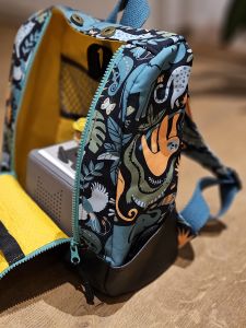Rucksack KlapPack genäht von Monika @bunter_fadensalat - Schnittmuster und Nähanleitung von shesmile DIY.