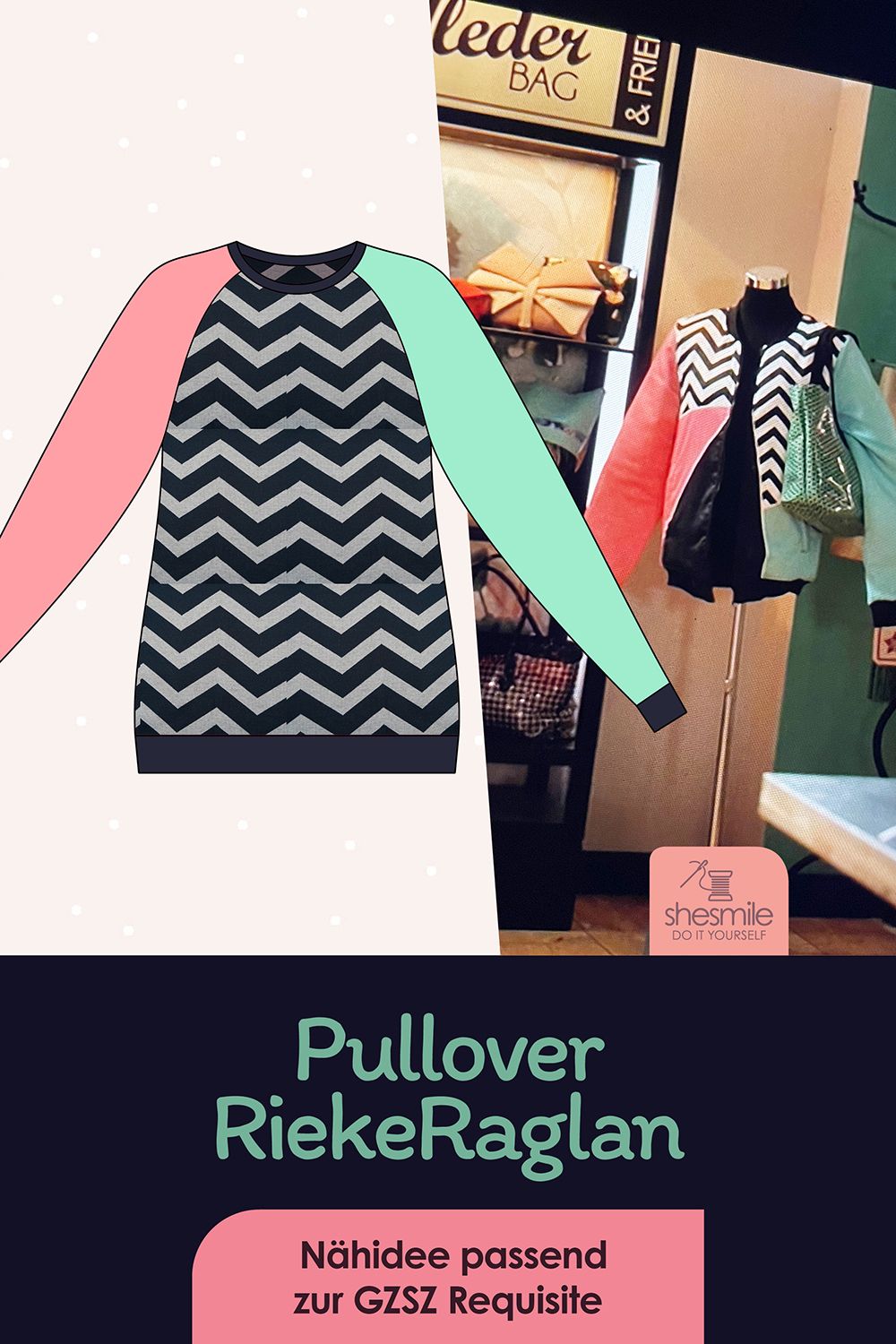 Einen Pullover RiekeRaglan passend zur GZSZ Requisite nähen