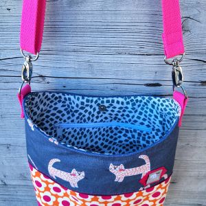 Handtasche ZipKram - Nähanleitung und Schnittmuster von shesmile DIY