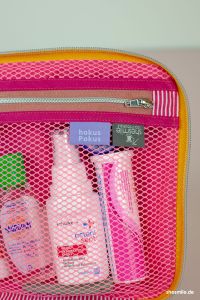 Netztasche in der Medikamententasche ZipKram