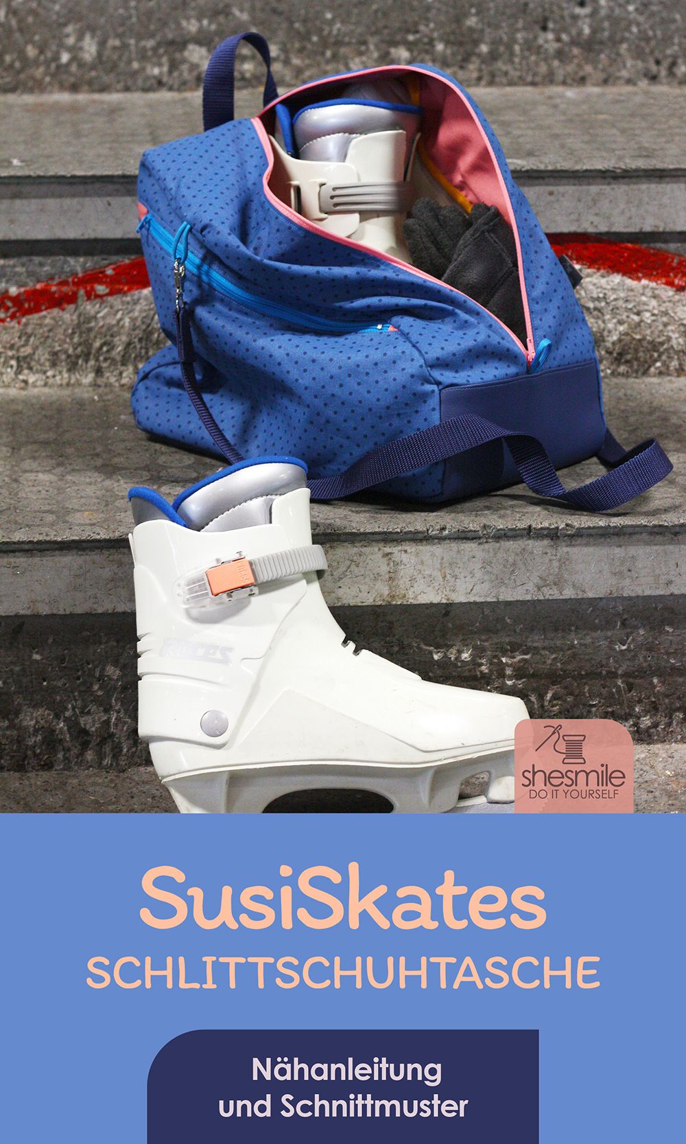 Eine Schlittschuhtasche SusiSkates für mich nähen