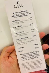 Eierspeisen kosten extra!