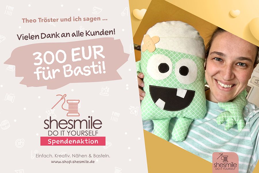 Vielen Dank an alle Kunden! 300 EUR für Basti!