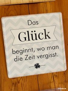 Das Glück beginnt, wo man die Zeit vergisst.