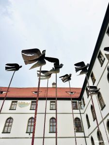 Upcycling Schaufelvögel