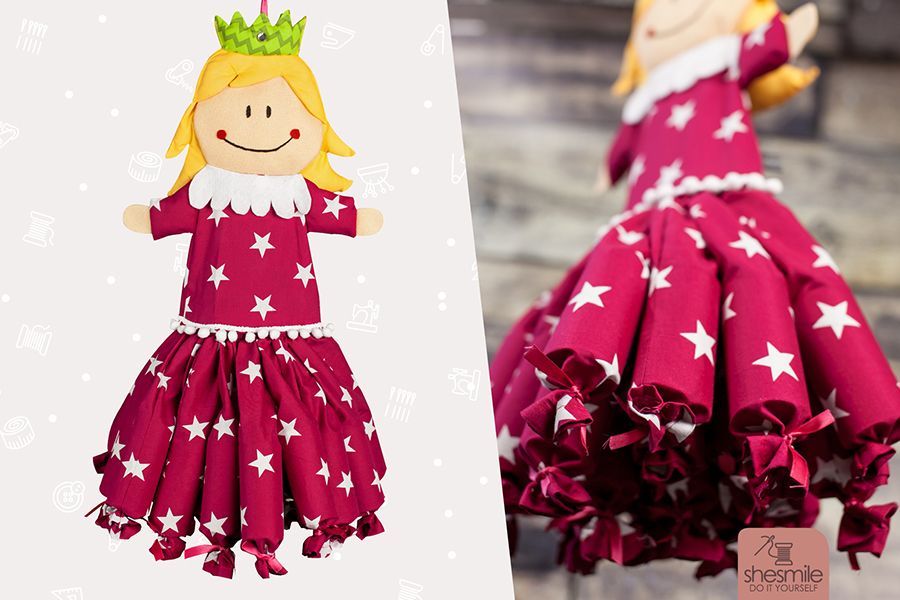 Adventskalender "Prinzessin Emilia" (Nähanleitung & Schnittmuster)