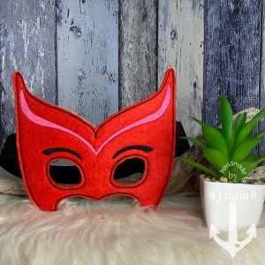 Eulenkostüm aus Umhang und Maske