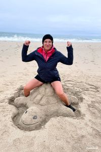 Sandskulptur am Sennen Cove Beach