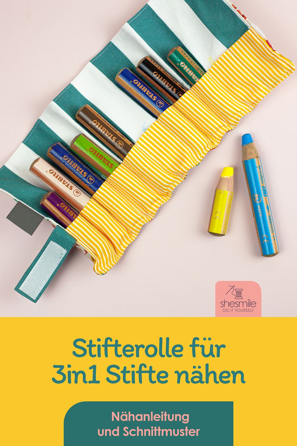 Rollmäppchen "RollPack" (Nähanleitung und Schnittmuster)